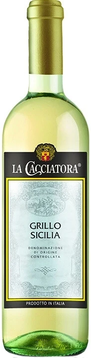 Вино La Cacciatora Grillo, Sicilia DOC, 2021