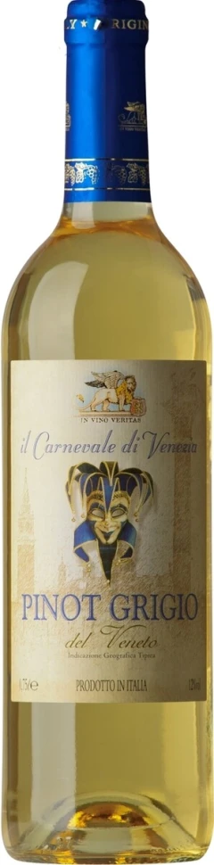 Вино Natale Verga, Carnevale di Venezia Pinot Grigio IGT, 2016