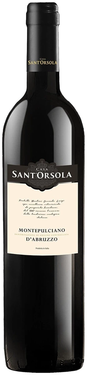 Вино Fratelli Martini, Sant'Orsola Montepulciano d'Abruzzo DOC, 2020