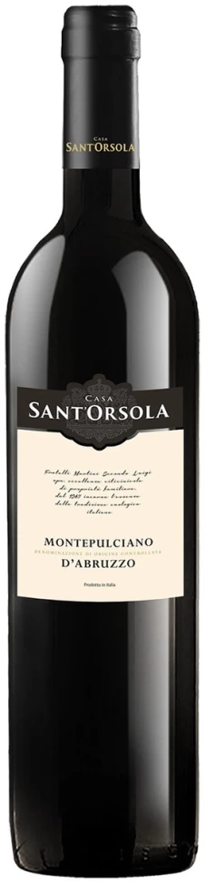 Вино Fratelli Martini, Sant'Orsola Montepulciano d'Abruzzo DOC, 2020