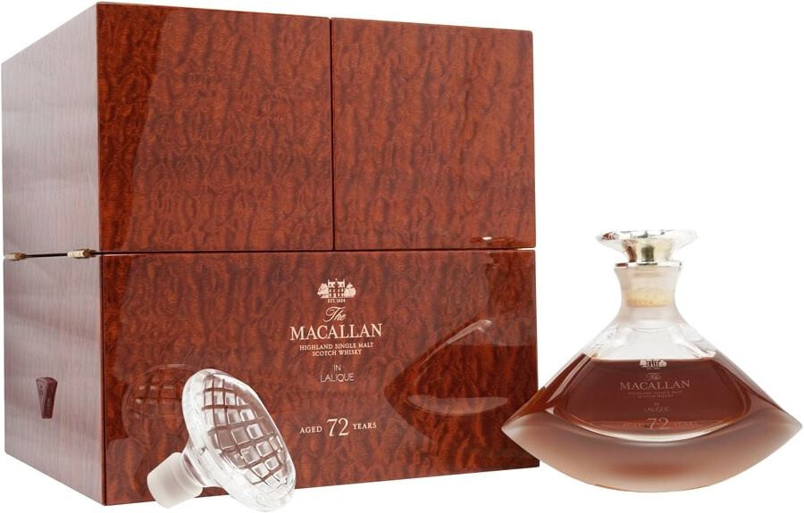 Виски The Macallan in Lalique 72 Years Old gift box 700 мл