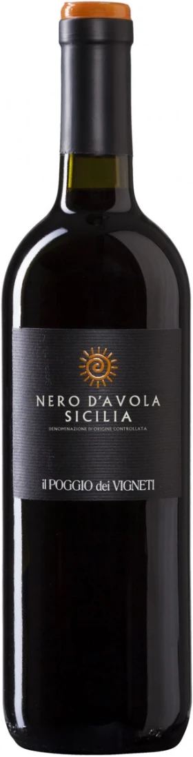 Вино Il Poggio dei Vigneti Nero d'Avola, Sicilia DOC, 2022