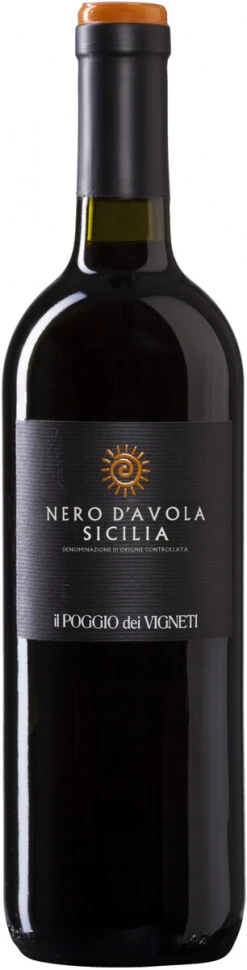 Вино Il Poggio dei Vigneti Nero d'Avola, Sicilia DOC, 2022