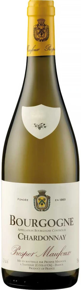 Вино Prosper Maufoux, Bourgogne AOC Chardonnay, 2016