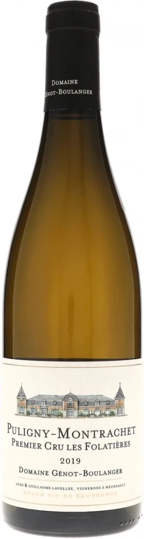 Вино Domaine Genot-Boulanger, Puligny-Montrachet Premier Cru Les Folatieres AOC, 2019
