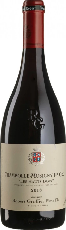 Вино Domaine Robert Groffier Pere &amp; Fils, Chambolle-Musigny 1er Cru Les Hauts-Doix AOC, 2018