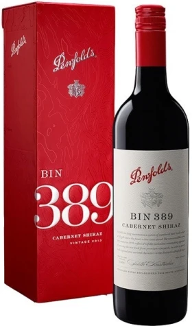 Вино Penfolds, Bin 389 Cabernet Shiraz, 2017, gift box