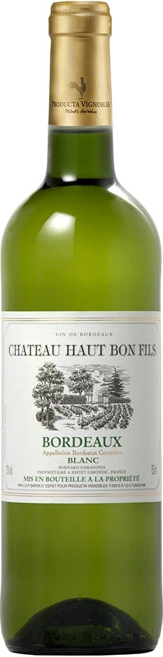 Вино "Chateau Haut Bon Fils" Blanc, Bordeaux AOC, 2021