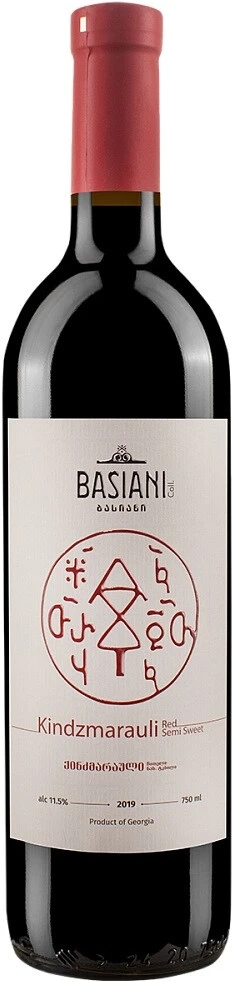 Вино Basiani Kindzmarauli, 2019