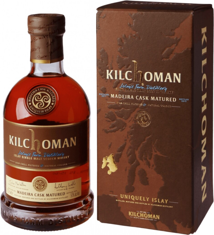 Виски Kilchoman Madeira Cask Matured 50% gift box 750 мл