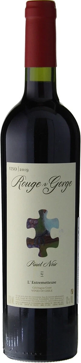 Вино L'Entremetteuse, Rouge Gorge Pinot Noir, Colchagua Valley DO, 2019
