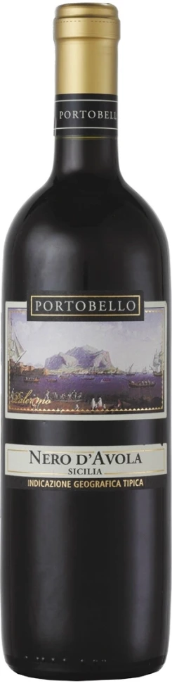 Вино Vinispa, "Portobello" Nero d'Avola, Terre Siciliane IGT, 2019