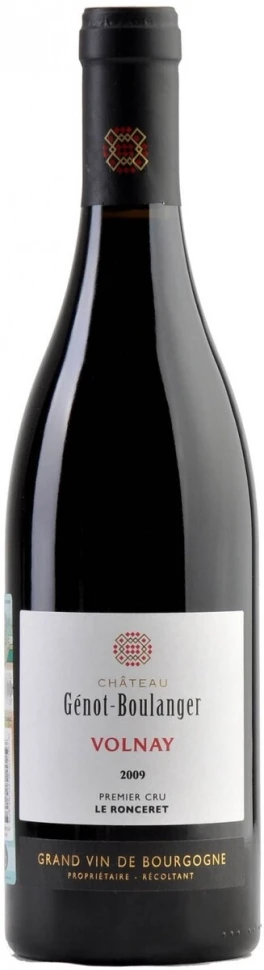 Вино Chateau Genot-Boulanger, Volnay Premier Cru Le Ronceret, 2009