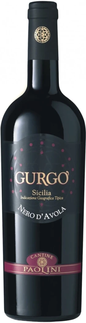 Вино Cantine Paolini, Gurgo Nero d'Avola, Sicilia IGT 2009