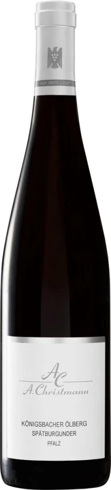 Вино A. Christmann, Konigsbacher Olberg Spatburgunder trocken, 2014