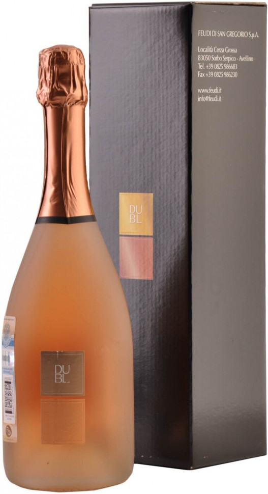 Игристое вино Feudi di San Gregorio Dubl Rosato gift box