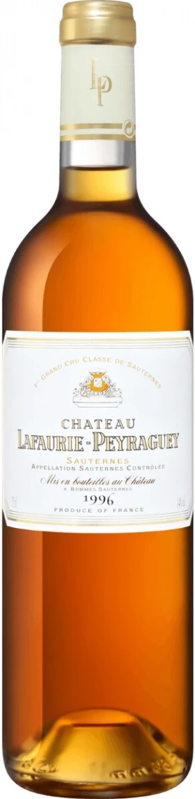 Вино Chateau Lafaurie-Peyraguey, Sauternes 1-er Cru Classe, 1996