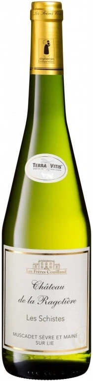 Вино Chateau de la Ragotiere, Les Schistes, Muscadet Sevre et Maine Sur Lie АОC, 2017