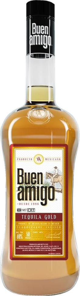 Текила Buen Amigo Gold 1 л