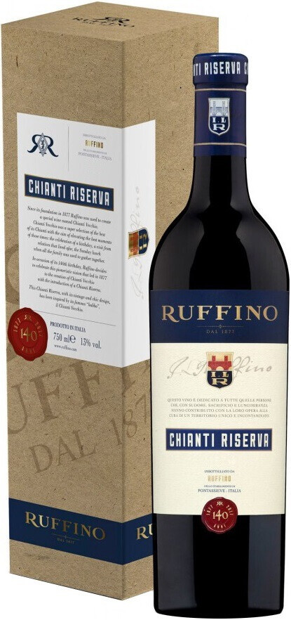 Вино Ruffino Chianti Riserva DOCG 2016 gift box