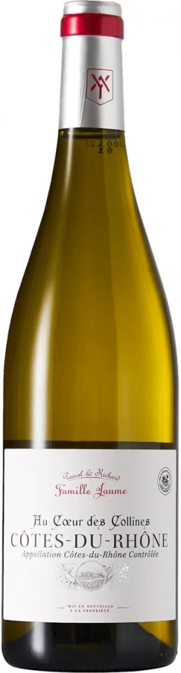 Вино Famille Jaume, Au Coeur des Collines Cotes-du-Rhone AOC Blanc, 2023