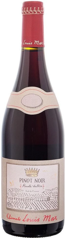 Вино Louis Max, Haute Vallee Pinot Noir, Pays d'Oc IGP, 2017