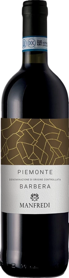 Вино Manfredi Piemonte DOC Barbera, 2023
