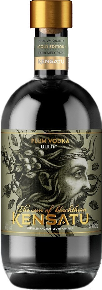 Водка Kensatu Gold Edition Plum 500 мл