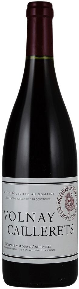 Вино Domaine Marquis d Angerville Volnay 1er Cru Cailleret AOC 2018