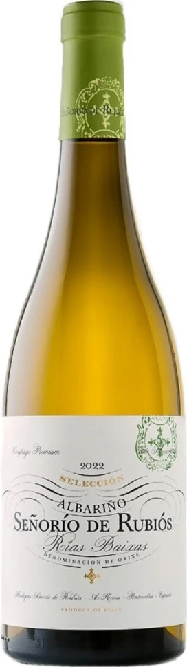 Вино Senorio de Rubios, Albarino Seleccion, Rias Baixas DO, 2022