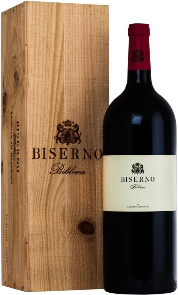 Вино Biserno, Toscana IGT, 2020, wooden box, 1.5 л