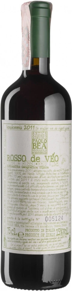 Вино Paolo Bea, Rosso de Veo, Umbria IGT, 2011