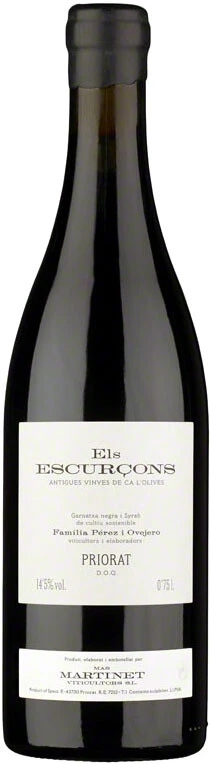 Вино Mas Martinet, Els Escurcons, Priorat DOQ, 2006