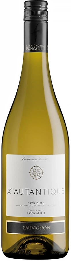 Вино Foncalieu, L'Autantique Sauvignon, Pays d'Oc IGP, 2018