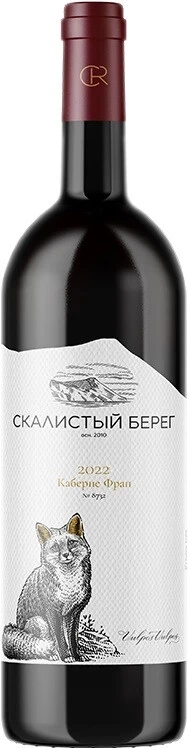 Вино Скалистый берег Каберне Фран, 2022, 0.75 л