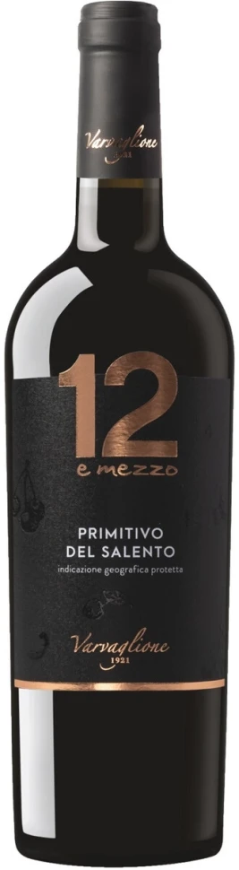 Вино 12 e Mezzo Primitivo del Salento IGP, 2020