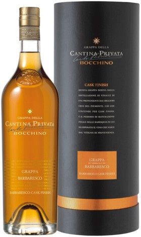 Граппа Bocchino Cantina Privata Barbaresco Barbaresco Cask Finish gift tube 700 мл