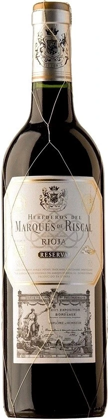 Вино Herederos del Marques de Riscal Reserva, Rioja DOC, 2016