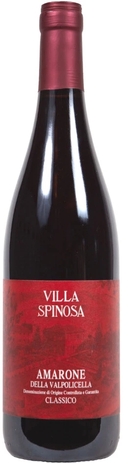 Вино Villa Spinosa, Amarone della Valpolicella Classico DOCG, 2004