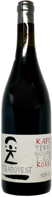 Вино Viteadovest, Kapo Rosso Terre Siciliane IGP, 2016