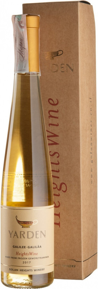 Вино Golan Heights Yarden Heights Wine 2017 gift box 375 мл