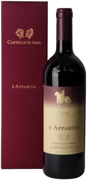Вино Merlot IGT l'Apparita, 2011, gift box