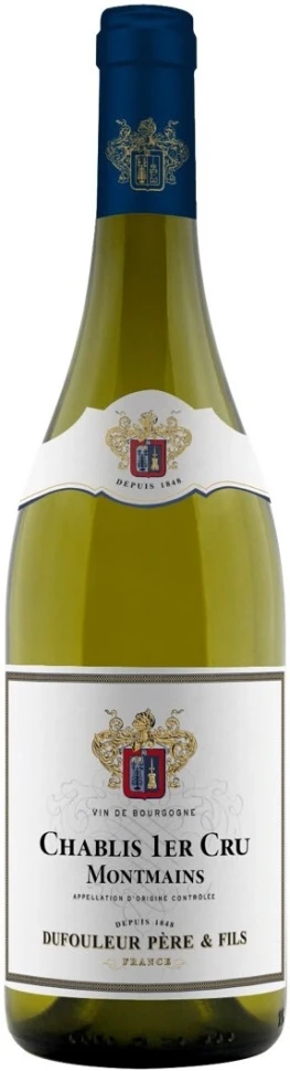 Вино Dufouleur Pere & Fils, Chablis 1-er Cru Montmains AOC, 2022