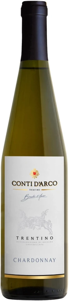 Вино Conti D'Arco Chardonnay, Trentino DOC, 2019