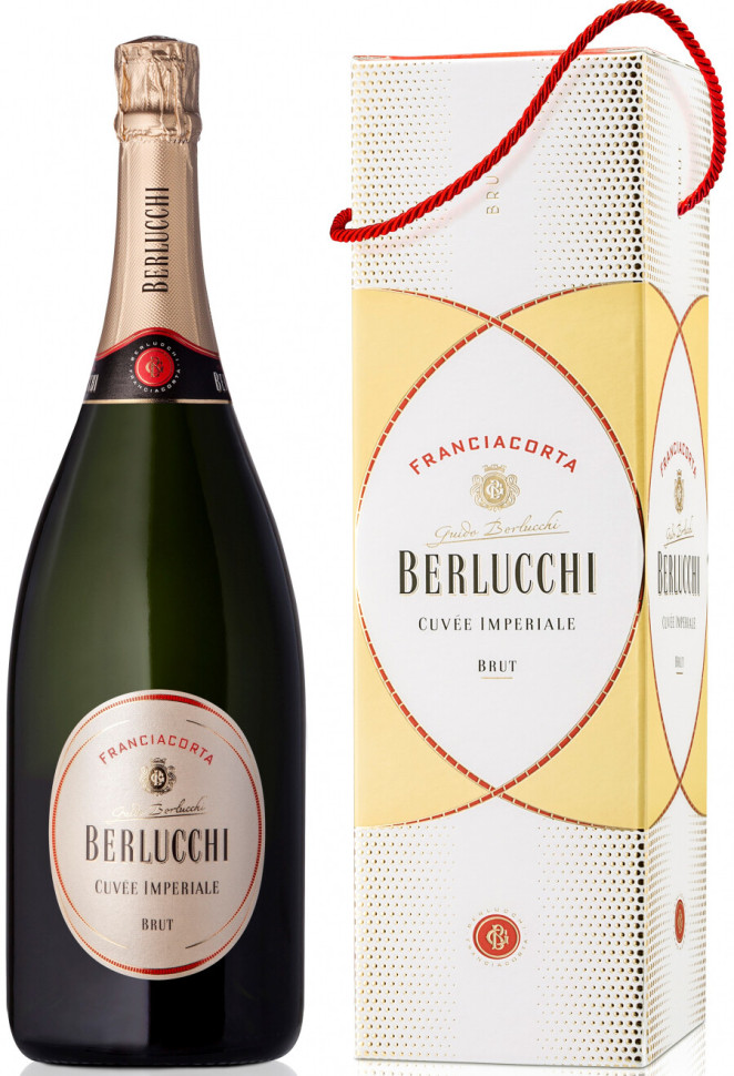 Игристое вино Guido Berlucchi Cuvee Imperiale Brut DOCG gift box 15 л