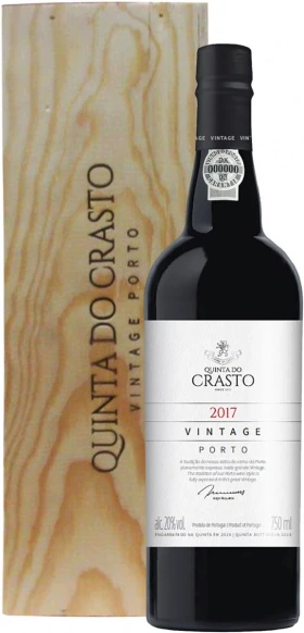 Портвейн Quinta do Crasto, Vintage Porto, 2017, gift box