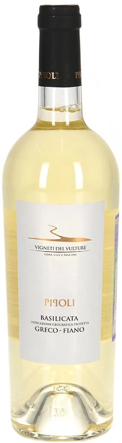 Вино Vigneti del Vulture, Pipoli Greco Fiano Basilicata IGP, 2015