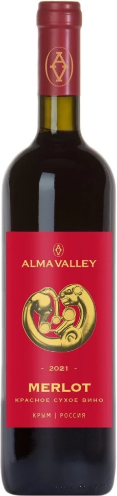 Вино Alma Valley Merlot, 2021