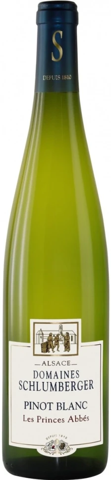 Вино Schlumberger, Pinot Blanc Les Princes Abbes, Alsace AOC, 2012