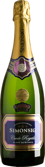Игристое вино Simonsig Cuvee Royale Blanc De Blancs Chardonnay 2005